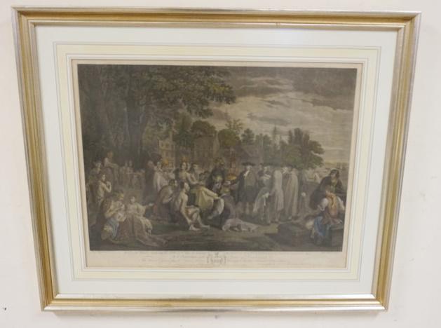 FRAMED ENGRAVING (1 of 3)