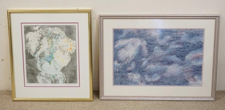 2 FRAMED PRINTS SIGNED KATHERINE PHILIPS (1 of 6)