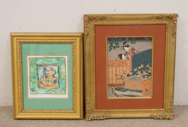 2 FRAMED ASIAN PRINTS (1 of 6)