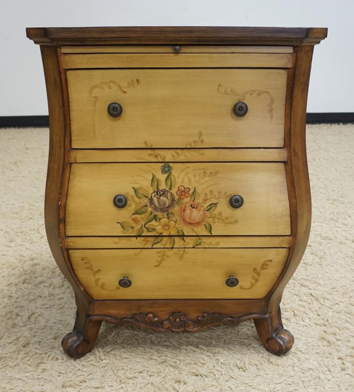 BOMBE PAINT DECORATED CHEST (1 of 3)