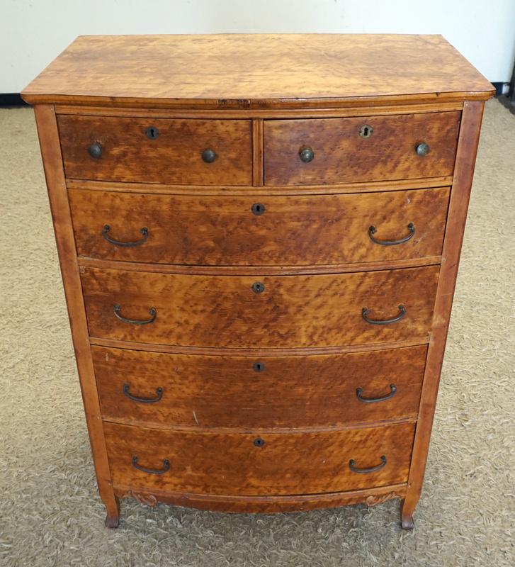BIRDS EYE MAPLE HIGH CHEST (1 of 2)