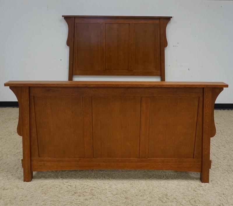 MISSION OAK ARTS & CRAFTS  INDUSTRIES BED (1 of 6)