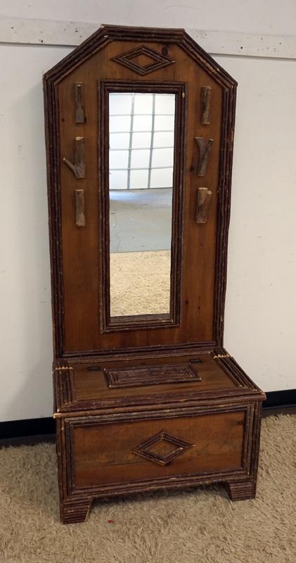 RUSTIC ADIRONDACK  HALL RACK RALPH KYLLOE GALLERY (1 of 2)