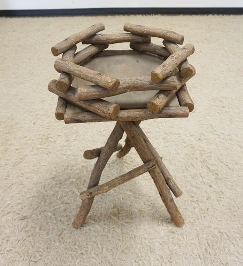 RUSTIC PLANT STAND (1 of 1)