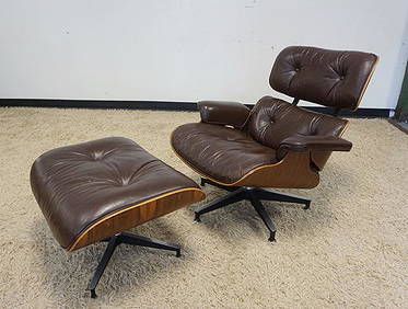 HERMAN MILLER EAMES CHAIR & OTTOMAN (1 of 7)