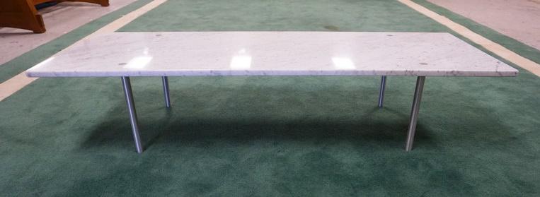 ITALIAN CARRARLINE MARBLE COFFEE TABLE (1 of 3)