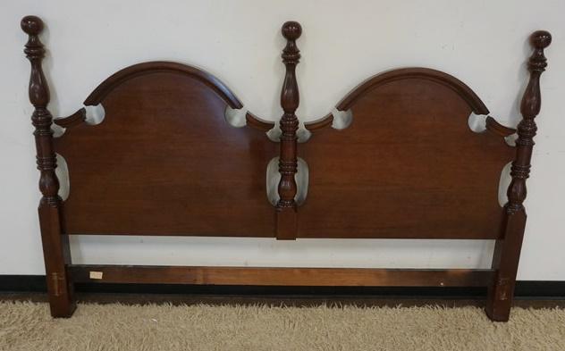THOMASVILLE KING SIZE CHERRY HEADBOARD (1 of 1)
