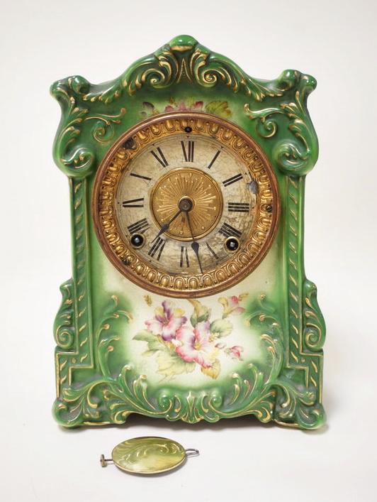 *TROPHY* CHINA CASE CLOCK (1 of 6)