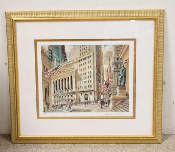 ARTIST PROOF PRINT, NY STOCK EXCHANGE (1 of 3)