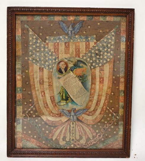 FRAMED FOLK ART PIECE (1 of 4)