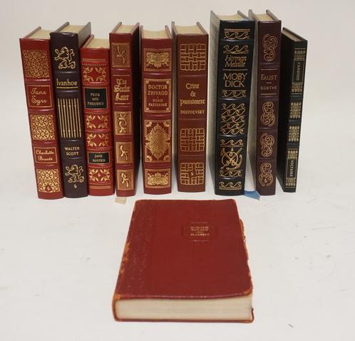 10 LEATHER COVERED BOOKS (1 of 2)