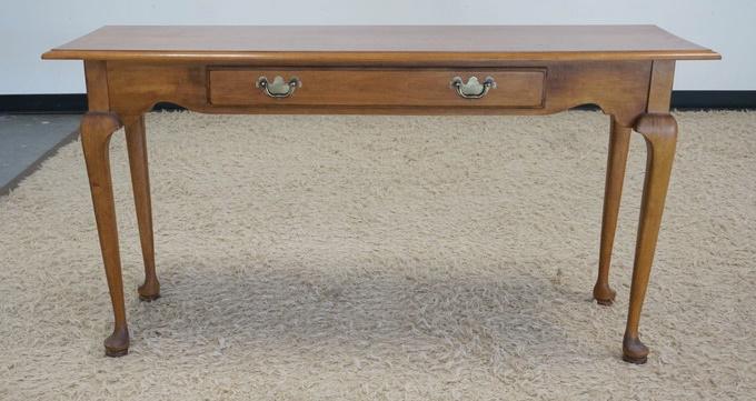 ETHAN ALLEN ONE DRAWER HALL TABLE (1 of 4)