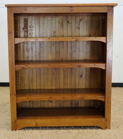 PINE OPEN BOOKCASE (1 of 3)