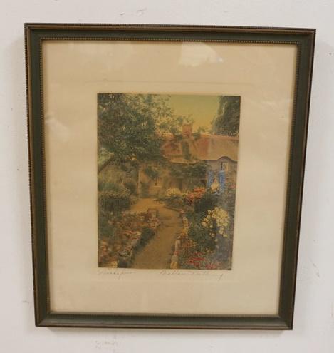 WALLACE NUTTING HAND SIGNED PRINT (1 of 2)