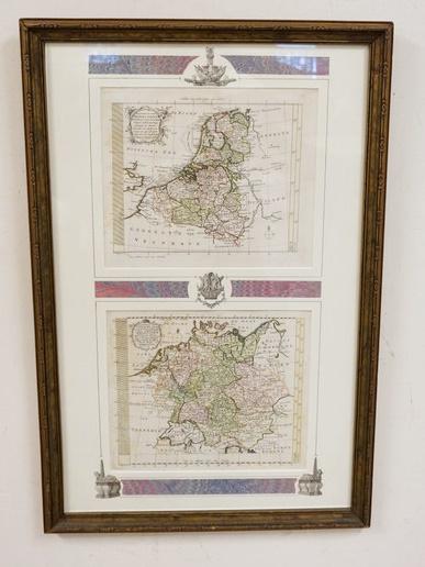 FRAMED & MATTED MAPS (1 of 1)