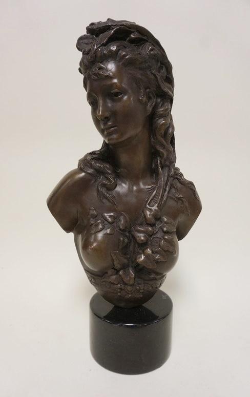 CONTEMPORARY BRONZE BUST (1 of 3)
