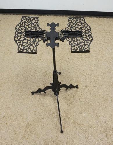 FANCY CAST IRON ADJUSTABLE DICTIONARY STAND (1 of 3)