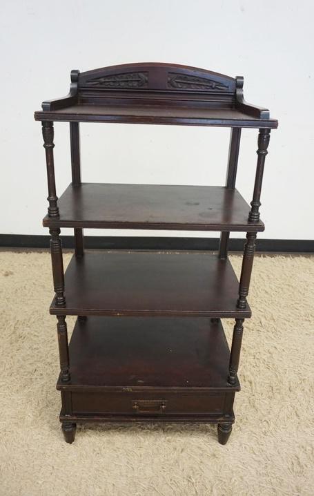 EASTLAKE VICTORIAN WALNUT SHELF (1 of 2)
