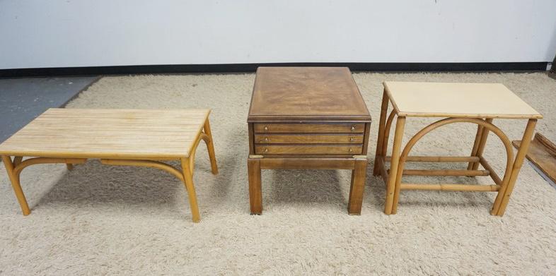LANE LAMP TABLE & 2 VAN SCIVER TABLES (1 of 1)