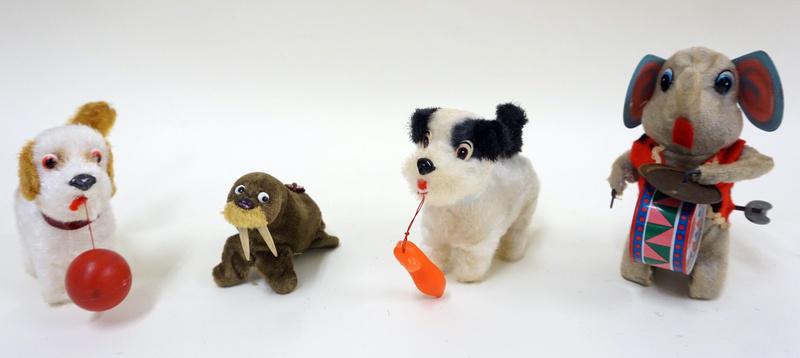 LOT OF 4 VINTAGE WIND UP TOYS: LOT OF 4 VINTAGE WIND UP TOYS