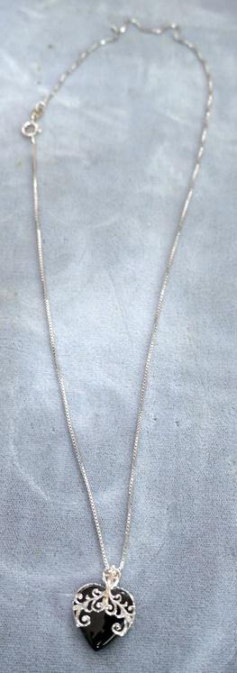 14K BOLIVIA ONYX NECKLACE (1 of 2)