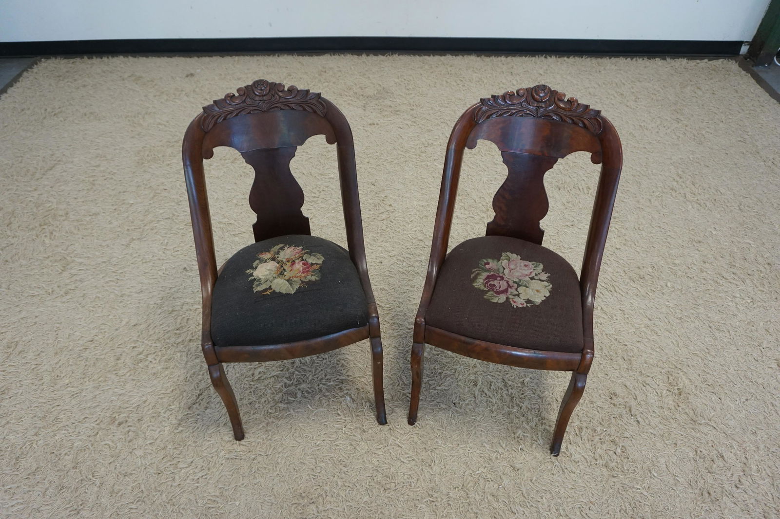 PAIR OF EMPIRE SIDE CHAIRS (1 of 2)