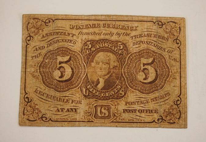 5 CENTS US FRACTIONAL CURRENCY (1 of 2)