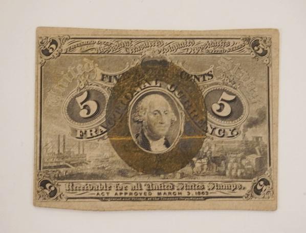 5 CENTS US FRACTIONAL CURRENCY (1 of 2)