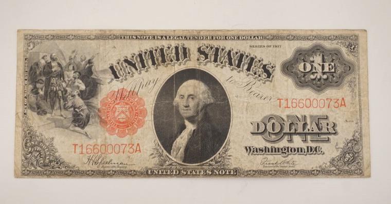 ONE DOLLAR LARGE NOTE (1 of 2)