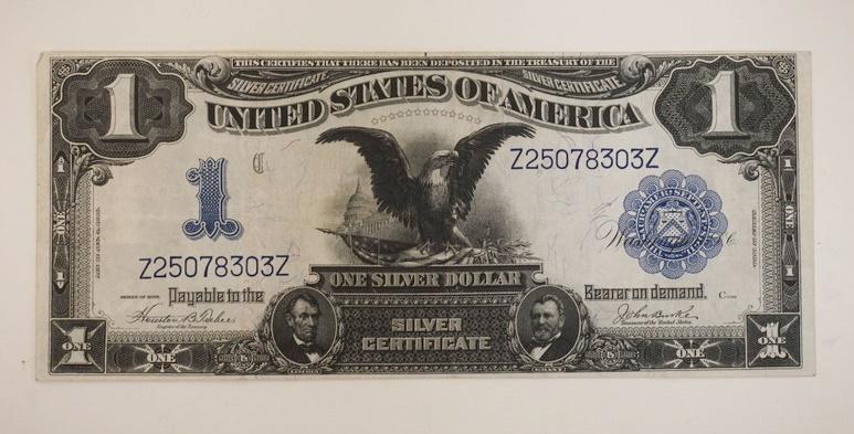 ONE DOLLAR US LARGE NOTE 1886 (1 of 2)