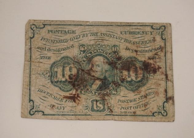 10 CENTS US FRACTIONAL CURRENCY (1 of 2)