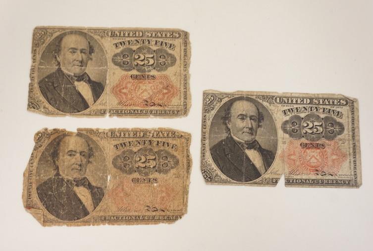 25 CENTS US FRACTIONAL CURRENCY (1 of 2)