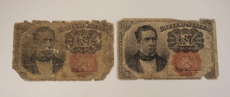 10 CENTS US FRACTIONAL CURRENCY (1 of 2)