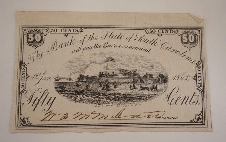 50 CENTS US FRACTIONAL CURRENCY (1 of 2)