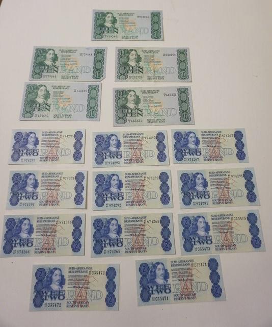 SOUTH AFRICAN RESERVE BANK 16 PIECE LOT (1 of 4)