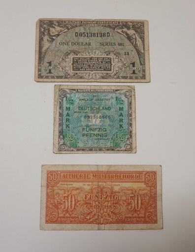 MILITARY PAYMENT CERTIFICATE US & FORIEGN (1 of 2)