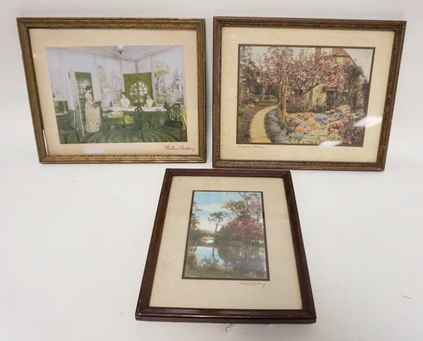 LOT OF 3 SIGNED WALLACE NUTTING PRINTS (1 of 1)