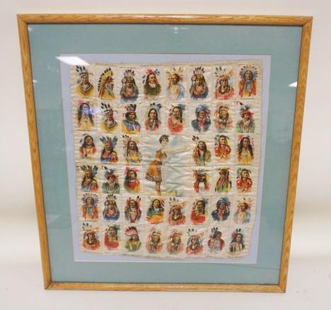 COLLECTION OF ANTIQUE FRAMED TOBACCO SILKS (1 of 4)