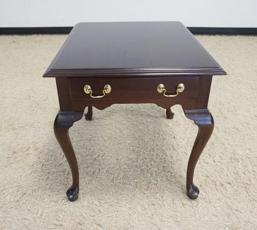 KNOB CREEK ONE DRAWER MAHOGANY TABLE (1 of 5)