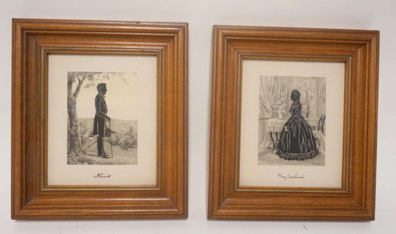 2 FRAMED ABRAHAM LINCOLN & MARY TODD LINCOLN (1 of 1)