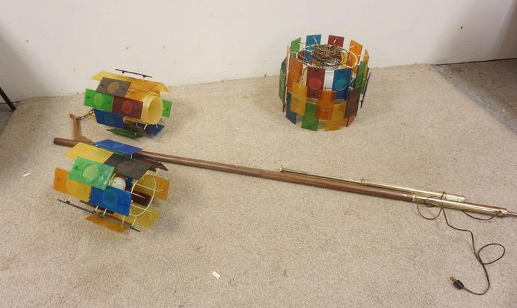 MCM POLE LIGHT & HANGING CEILING LIGHT (1 of 3)