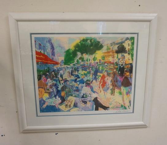 LEROY NEIMAN FRAMED PRINT, SIGNED (1 of 2)