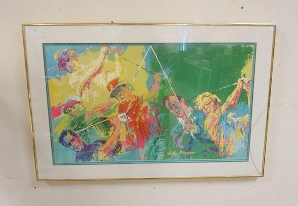 LEROY NEIMAN FRAMED PRINT (1 of 1)