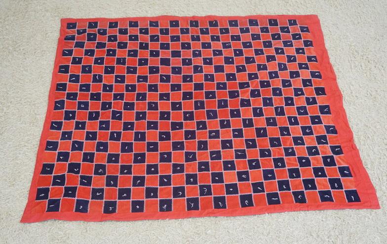 ANTIQUE QUILT DOUBLE SIDED (1 of 3)