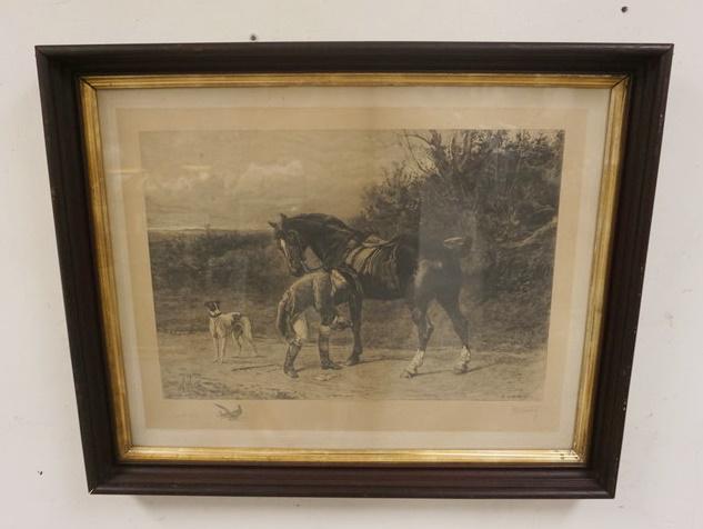 FRAMED SIGNED ETCHING (1 of 3)