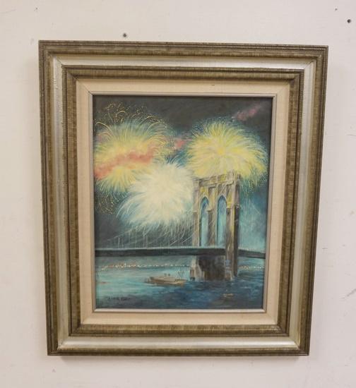 OIL PAINTING ON CANVAS (1 of 2)