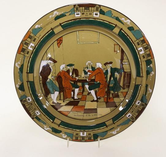 BUFFALO POTTERY DELDARE CHOP PLATE (1 of 6)