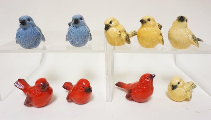 GOEBEL BIRD FIGURES: GOEBEL BIRD FIGURES LOT OF 9