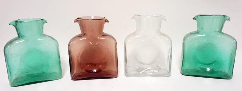 4 DOUBLE SPOUT CARAFE BOTTLES (1 of 2)