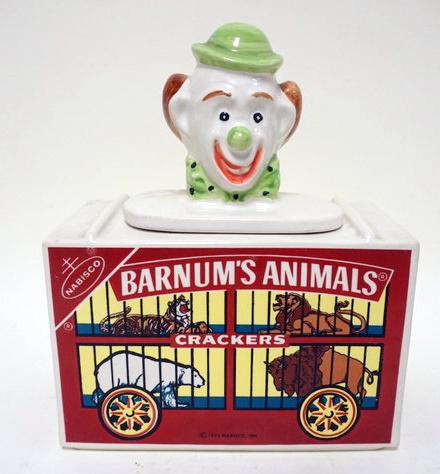 NABISCO BARNUMS ANIMAL CRACKERS COOKIE JAR (1 of 3)